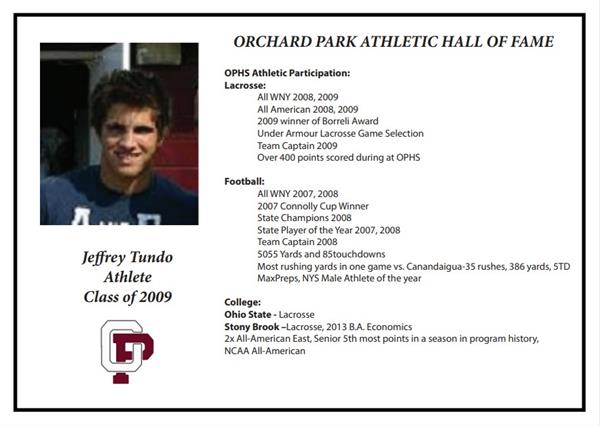 Jeffrey Tundo, inducted 2022